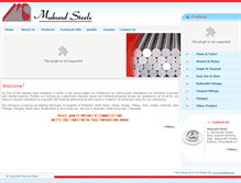 Tablet Screenshot of mukundsteels.com